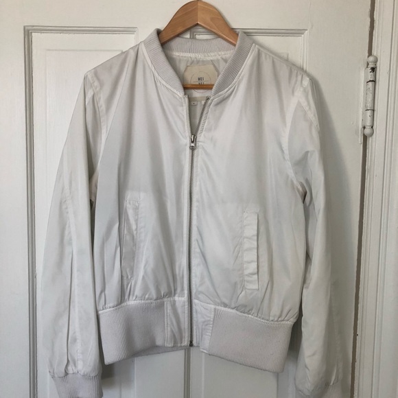 Anthropologie Jackets & Blazers - Anthropologie Hei Hei Juneworthy Bomber in White M